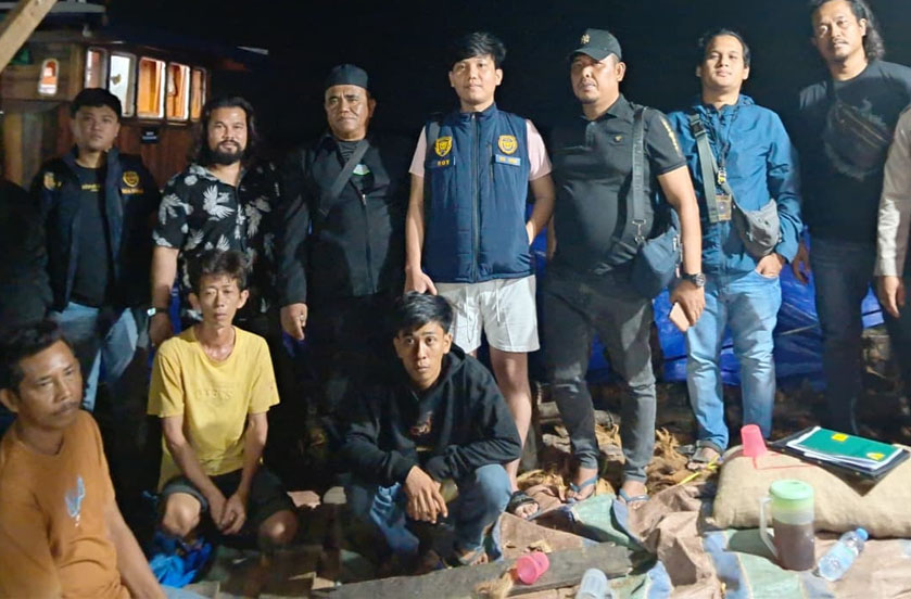 Tim Deninteldam Kodam XIX Tuanku Tambusai Gagalkan Penyeludupan Pangan Ilegal