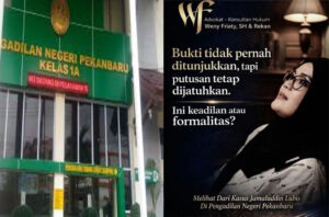 Vonis PN Pekanbaru Terhadap Ketua LPM Rumbai Diduga Cacat Hukum, Kuasa Hukumnya Bilang Begini