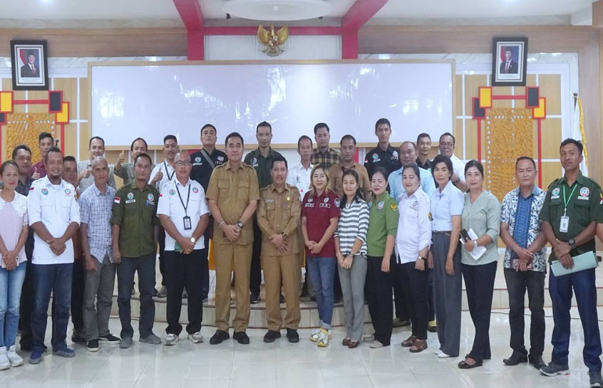 Wabub Nias Selatan Ir. Yusuf Nakhe Pimpin Rakor Pendampingan Dana Desa, Begini Hasil Rapatnya