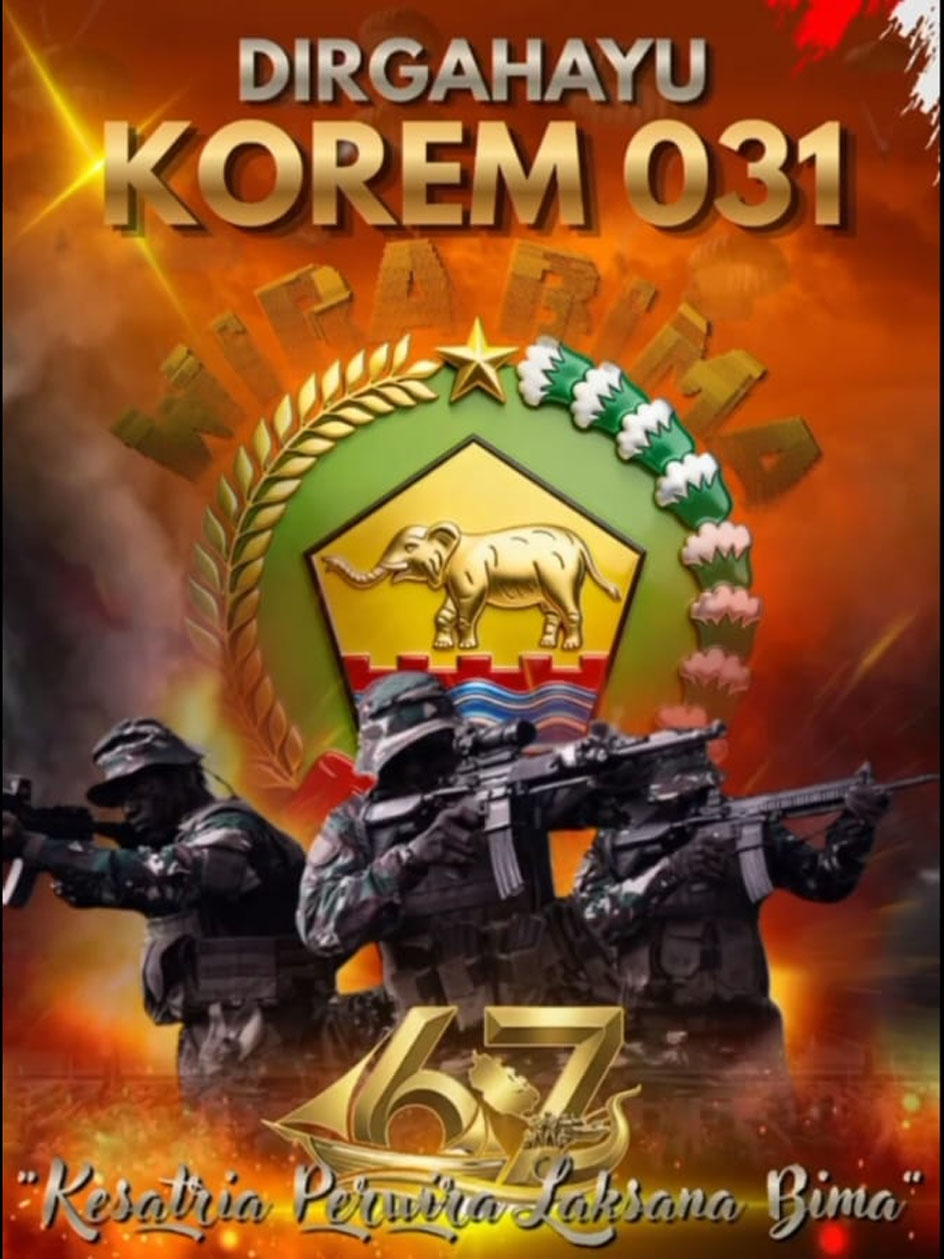 dirgahayu korem 031 WB