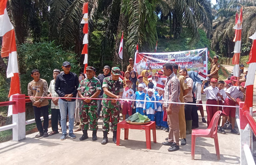Akses Warga Kembali Lancar, Jembatan Armco di Desa Batu Lokong, Kec. Galang Telah Rampung Dikerjakan