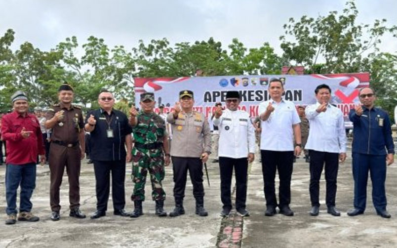 Bupati Pelalawan Pimpin Apel Siaga Satgas Anti Narkoba Tahun 2026