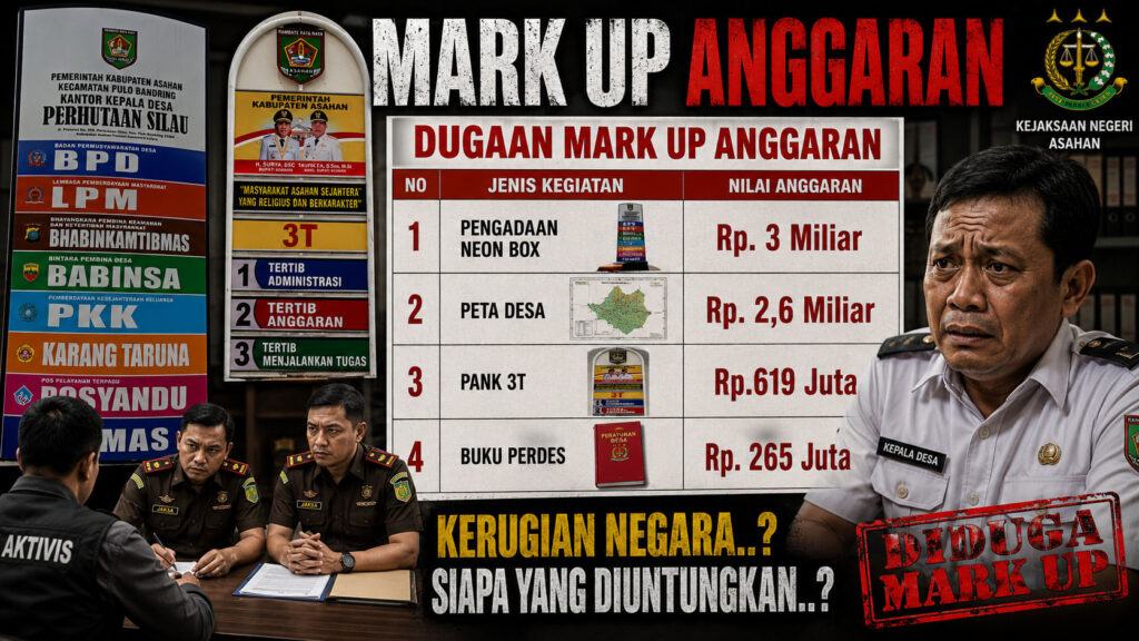 Inspektorat Asahan Limpahkan Hasil Pemeriksaan Pengadaan Neonbox, Peta Desa, Plank 3T di Kejari