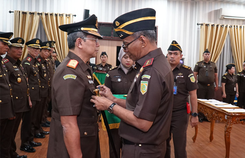 Kajatisu Pimpin Acara Pelantikan Pejabat Baru Dijajarannya, Berikut Nama Namanya