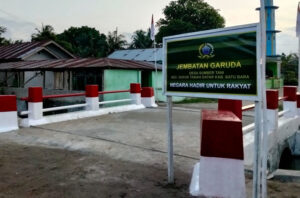 Kodim 0208/Asahan Rampungkan Pembangunan Jembatan Aramco di Desa Sumber Tani