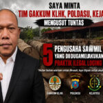 LBH Publik Asahan : Temuan 1677 Kayu Gelondongan Yang Diduga Ilegal Di Kab. Asahan Disinyalir Ada Aliran Dana Siluman