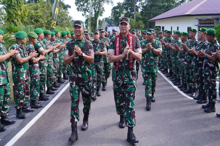 Pangdam I/BB Mayjen TNI Hendy Antariksa Lakukan Kunker ke Korem 022 Pantai Timur