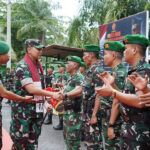 Pangdam I/BB Mayjen TNI Hendy Antariksa Tinjau Yonif TP 907/Dewa Shahdan, Pastikan Kesiapan Satuan