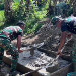 Bakti TNI untuk Rakyat, Pembangunan Jembatan Gantung Sungai Sowu di Gunungsitoli Capai 50,5 Persen