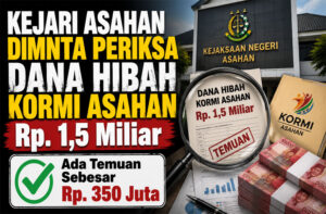 Kejari Asahan Diminta Usut Penggunaan Dana Hibah Kormi Asahan Senilai Rp. 1,5 Miliar