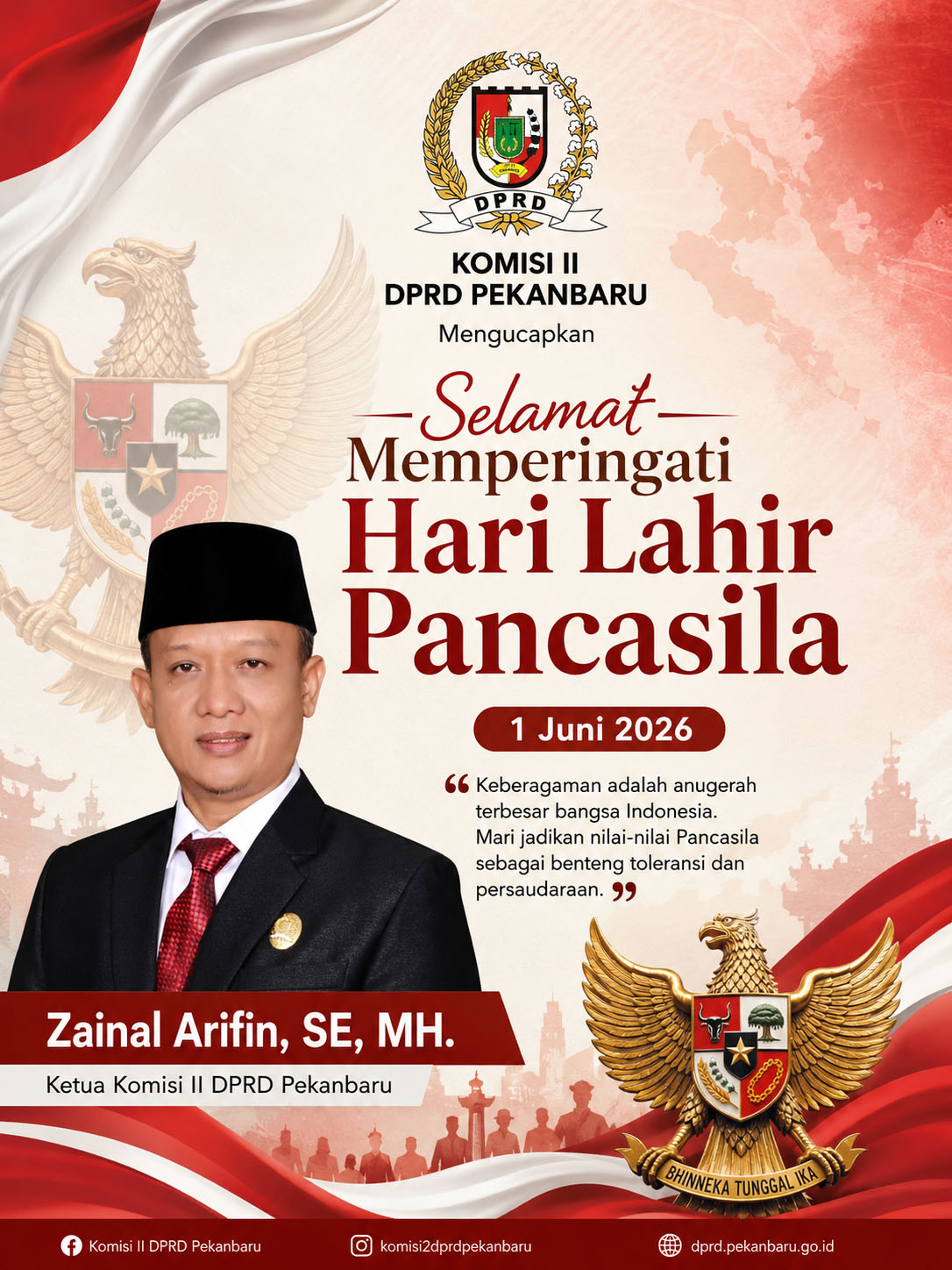 Ketua Komisi II DPRD Pekanbaru