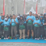 Pagi Berkabut, Bupati Afni Lepas Road To Bhayangkara Run 2026 di Kota Siak