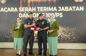 Pangdam I Bukit Barisan Mayjen TNI Hendy Antariksa Pimpin Sertijab Danyonif 100/PS