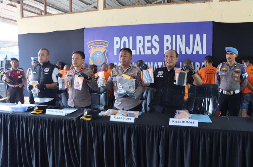 Polres Binjai Tegaskan Komitmen Perangi Narkoba, Operasi Antik Toba 2026 Ungkap 23 Kasus Dan 28 Tersangka