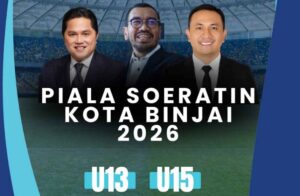 Bangkitkan Kembali Sepak Bola di Kota Binjai, Plt PSSI Binjai Gelar Piala Soeratin 2026 Mulai Hari Ini