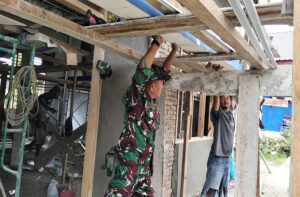 Berkat Program Bakti TNI, Renovasi Gedung PAUD Rembulan di Tapanuli Utara Sudah Mencapai 81 Persen