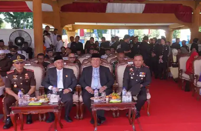 Bupati Asahan Hadiri Upacara Peringatan Hari Bhayangkara ke-80