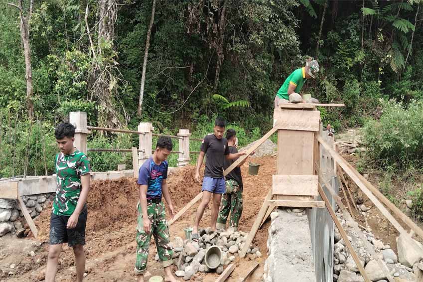 Jembatan Aramco Segera Difungsikan, Bakti TNI Hadirkan Akses Aman bagi Masyarakat