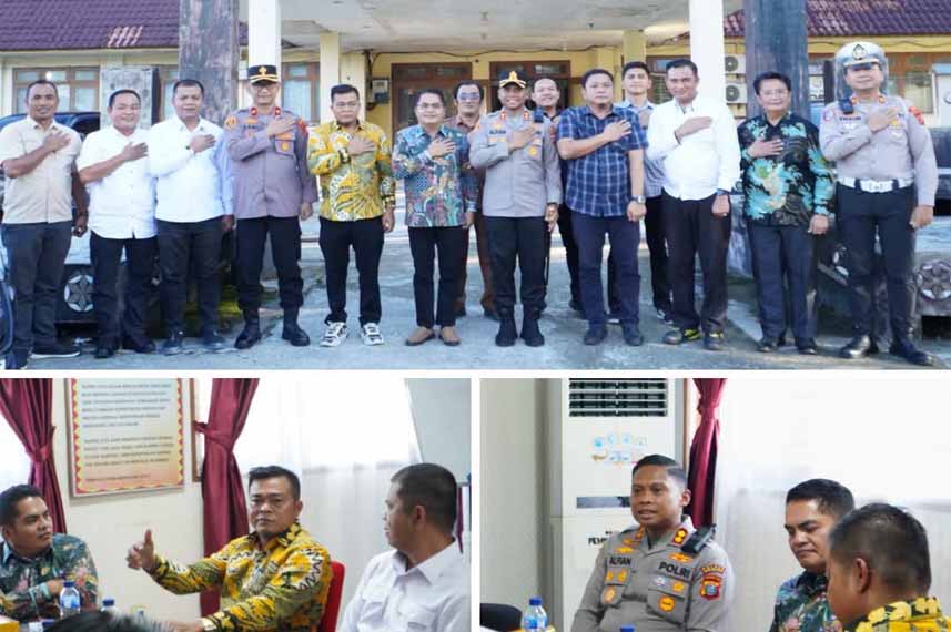 Ketua DPRD Nias Selatan Sambut Silaturahmi Kapolres Yang Baru AKBP Alfian Tri Permadi