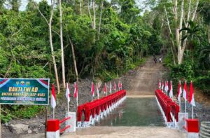 Pembangunan Jembatan Modular 24 Meter Di Nias Utara Rampung