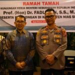 Wakapolres Nias Selatan Hadiri Ramah Tamah Kunjungan Kerja Menteri Kebudayaan RI