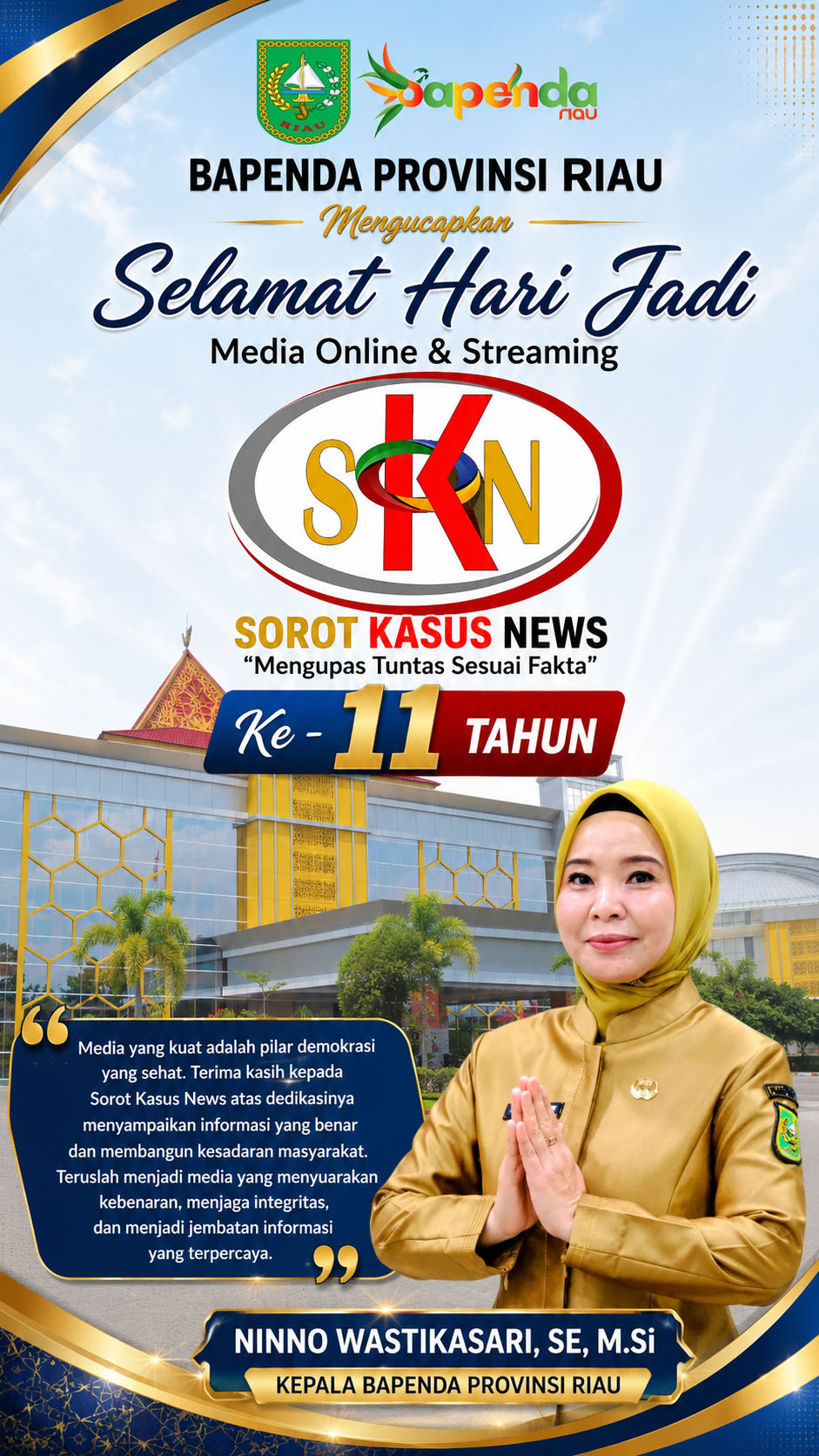 ucapan bapenda riau