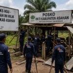 Anarkis, Ratusan Satpam PT BSP Hancurkan Posko HKTI Asahan di Atas Lahan Eks HGU Milik Pemkab