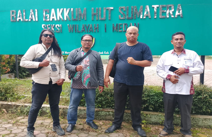 DPP LSM GRPK Soroti Hasil Tangkapan 1677 Batang Kayu Gelondongan Yang Dilakukan Oleh Tim Gakkum di Kab Asahan
