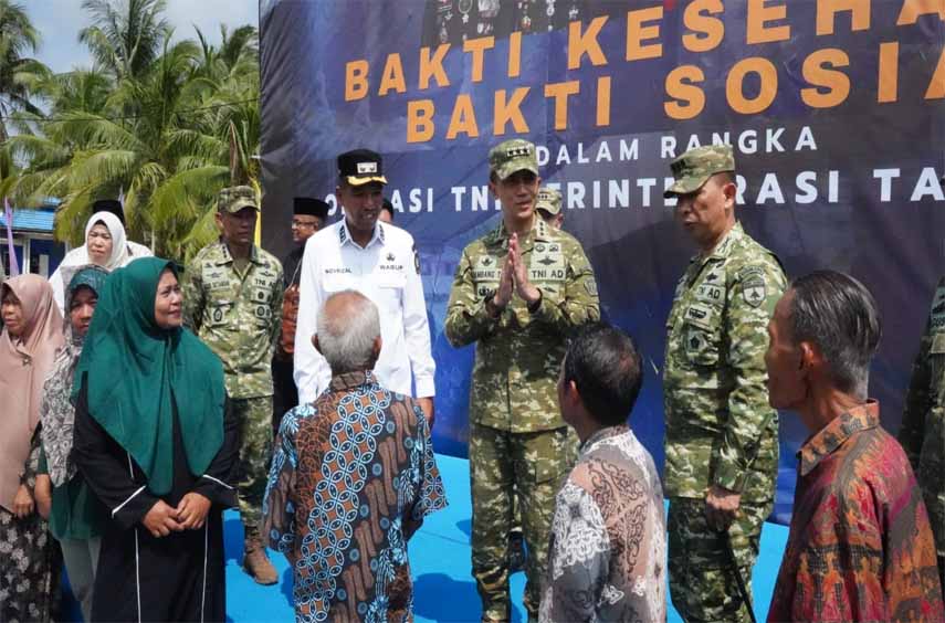 Kaster TNI Tinjau Langsung Bakti Kesehatan Terpadu di Lingga, Kodam XIX Tuanku Tambusai Perkuat Sinergi untuk Masyarakat