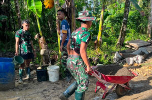 Progres Tembus 31 Persen, Jembatan Gantung Sungai Afia Terus Dikerjakan untuk Mudahkan Akses Warga
