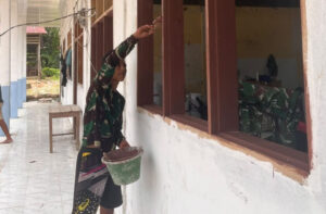 Rehabilitasi SMPN 3 Satu Atap Aramo di Nias Selatan Capai 69,9 Persen, Satgas Bakti TNI Terus Bekerja
