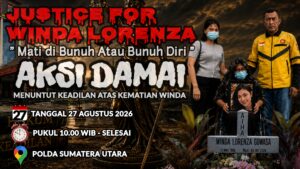 Seorang Ojol Di Medan Mencari Keadilan Atas Kematian “Winda Lorenza“ Anaknya