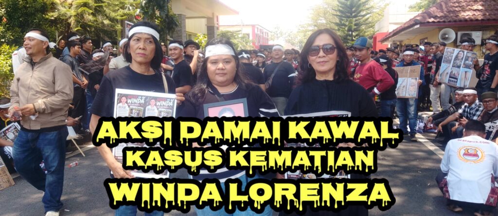 Sejumlah Massa Mendatangi Kantor Mapoldasu Kawal Kasus Kematian Winda Lorenza