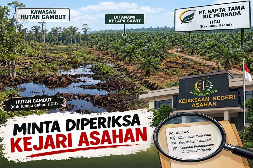 Diduga Kawasan Hutan Terbit SKT, Penerbitan HGU PT. Sapta Tama Bie Persada Seluas 250 Hektar Dilaporkan di Kejaksaan