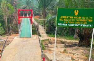Jembatan Gantung Bolatan Rampung 100 Persen, Warga Kini Punya Akses Lebih Aman