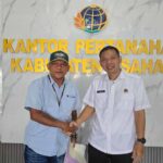 Ketua Koperasi ABS Fadli Harun Bertemu Kakan ATR BPN Asahan Diskusi Tentang Program Tora Di Asahan