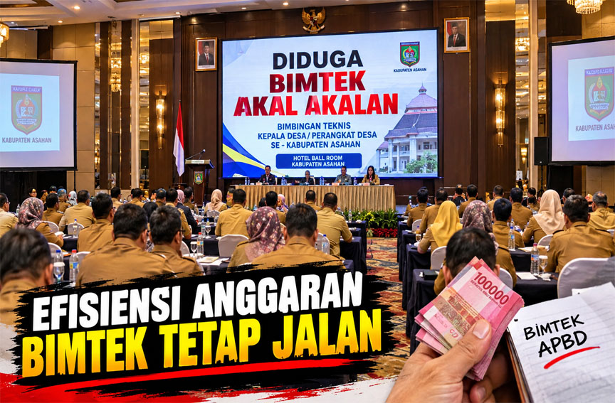 Pemkab Asahan Diduga Hamburkan Anggaran Dengan Modus Kegiatan Bimtek Desa