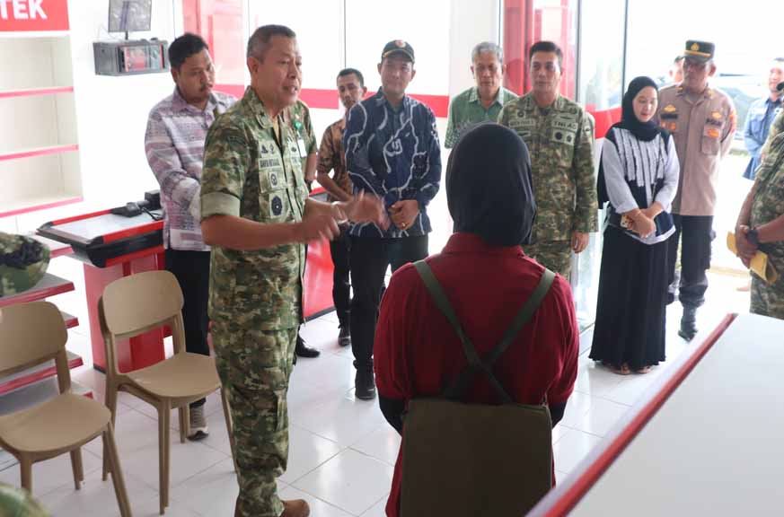 Kodam I/BB Tinjau KDKMP Tanjung Selamat, Pengurus Diminta Siapkan Operasional