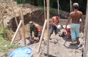 Kodim 0205/TK Bangun Jembatan Beton di Juhar Ginting, Progres Capai 11 Persen