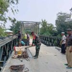 Kodim 0207/Simalungun Percepatan Pembangunan Jembatan Modular Penghubung Dua Wilayah di Simalungun Capai 81,08 Persen