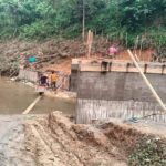 Kodim 0212/TS Bangun Jembatan Beton di Simaninggir, Progres Capai 52 Persen