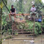 Kodim 0212/TS, Pembangunan Jembatan Gantung di Tapanuli Selatan Capai Progres 39,40 Persen