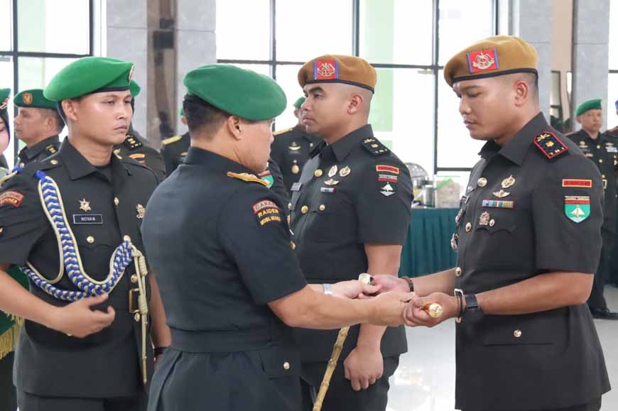 Pangdam XIX Tuanku Tambusai Mayjen TNI Agus Hadi Waluyo Pimpin Sertijab, Empat Perwira Tempati Jabatan Baru