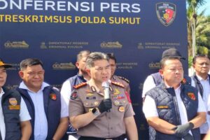 Polda Sumut Gagalkan Pengiriman 144 Ballpress Ilegal Senilai Rp432 Juta di Tol Sergai